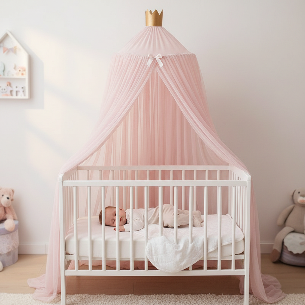 moustiquaire pour lit bébé-chateaux-doux