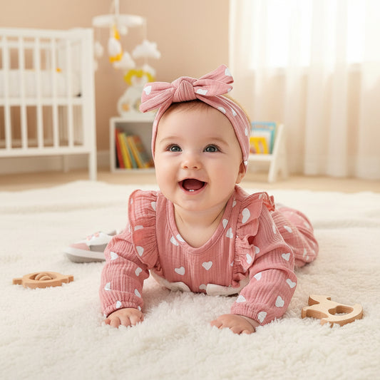 pyjama bébé fille cœur blanc