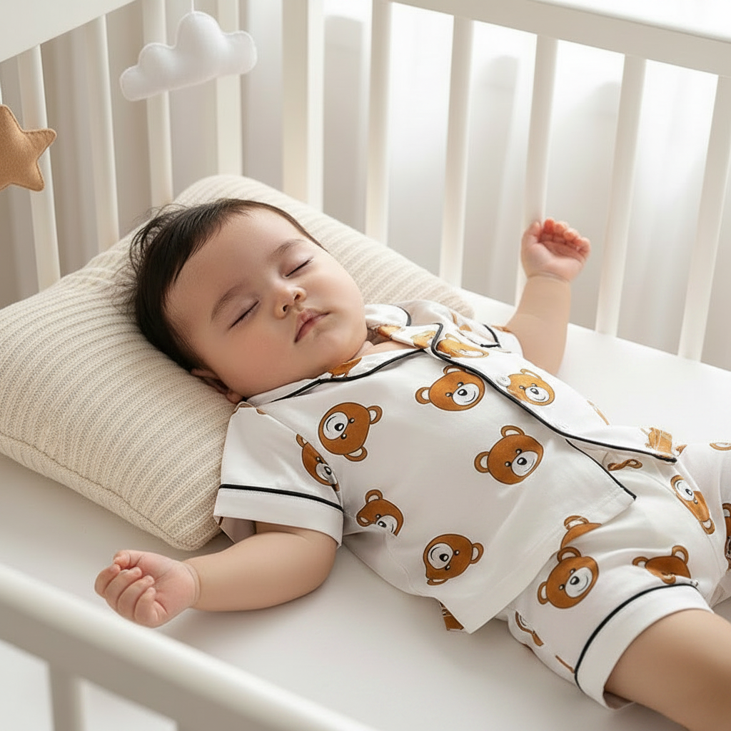 pyjama été bébé garçon cocon ourson