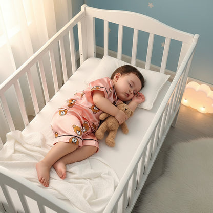 pyjama été bébé garçon ourson rose