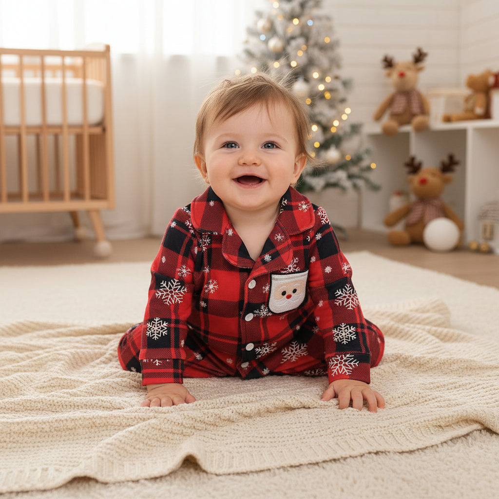 pyjama noël pour bébé flacon blanc