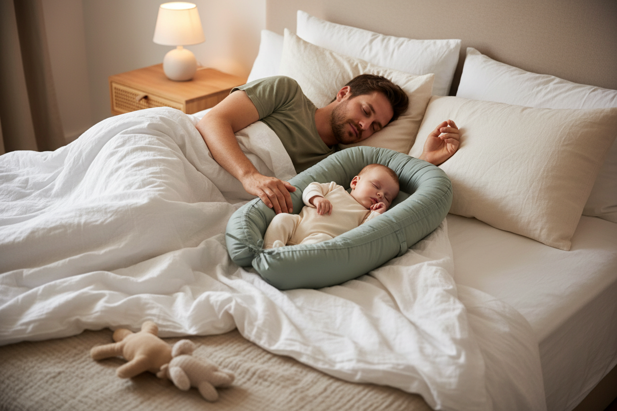 reducteur de lit bebe-vert