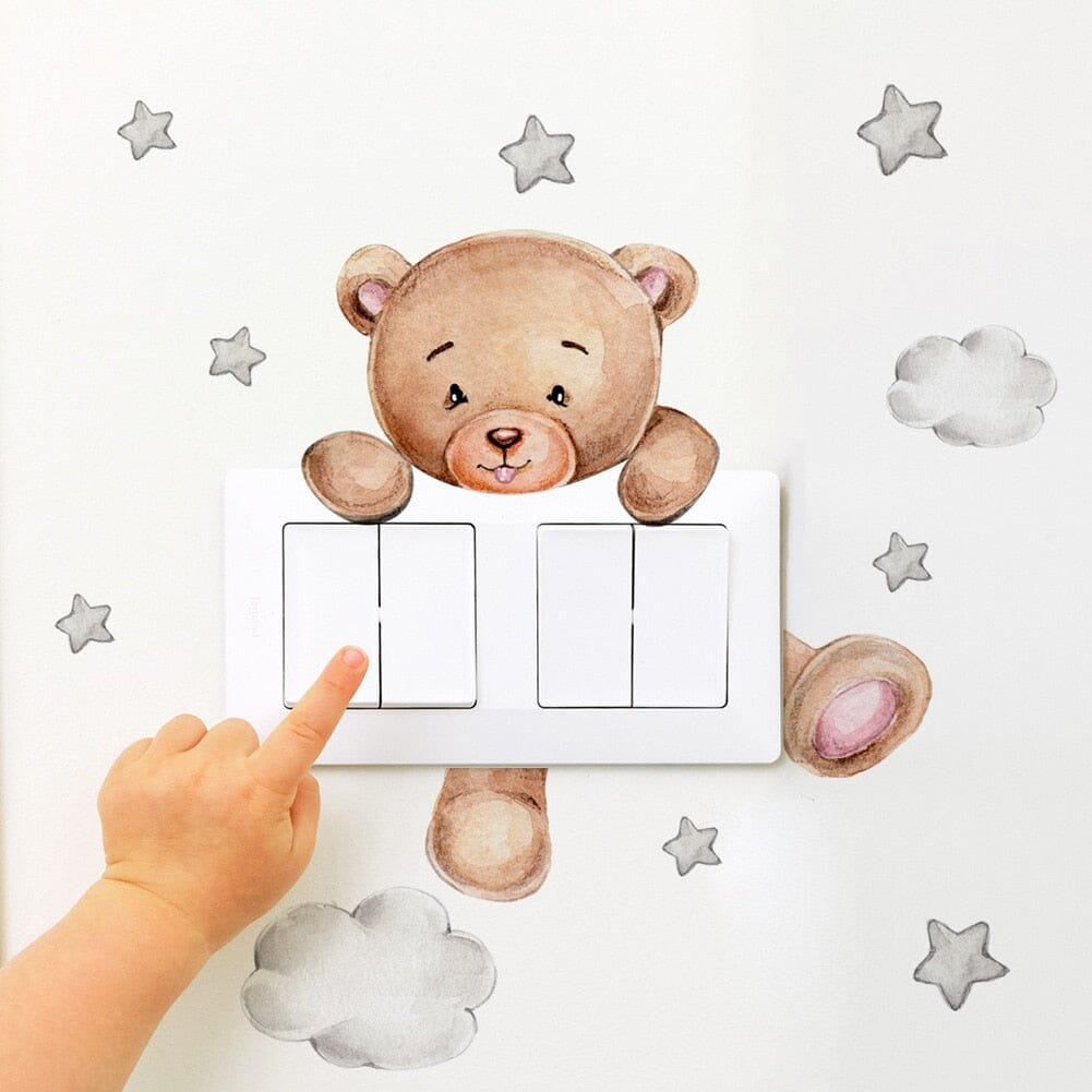 Stickybear™ - Sticker ourson décoratif | Chambre d'enfants - Baby astrance