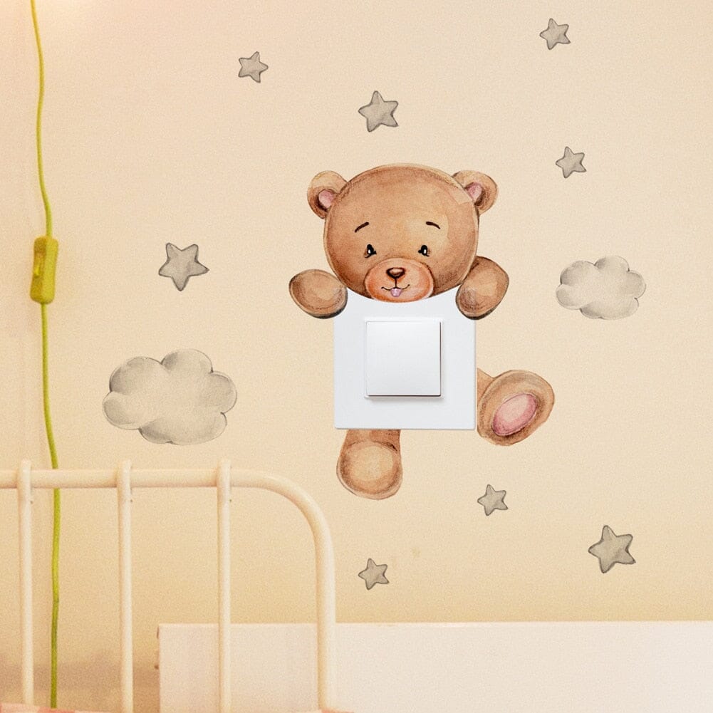 Stickybear™ - Sticker ourson décoratif | Chambre d'enfants - Baby astrance