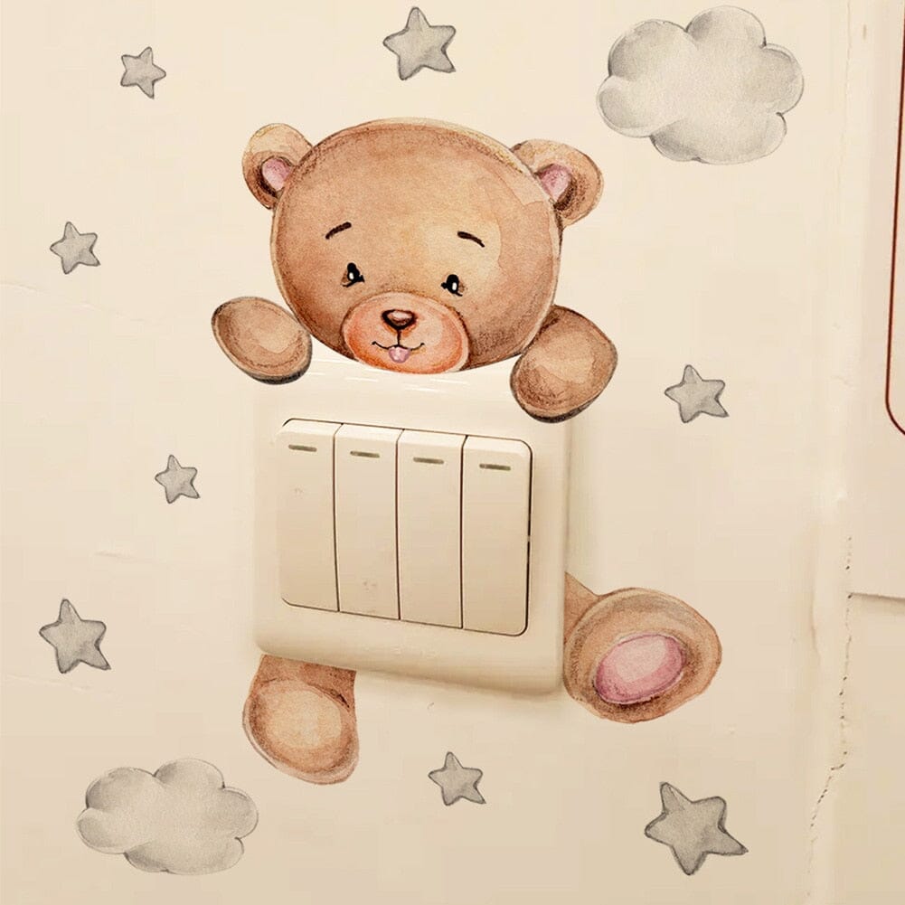 Stickybear™ - Sticker ourson décoratif | Chambre d'enfants - Baby astrance