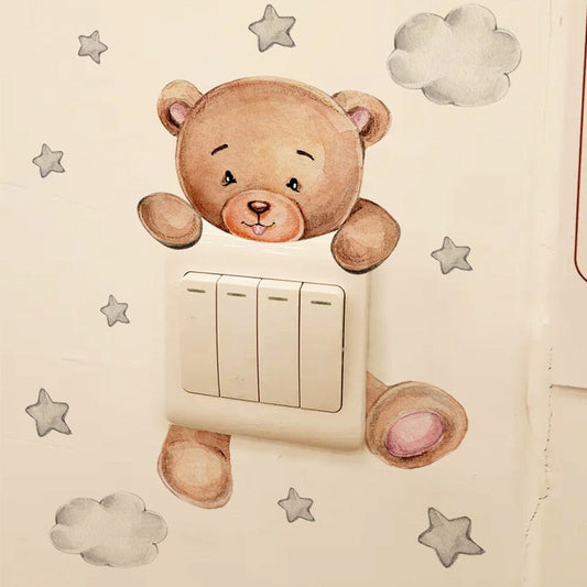 Stickybear™ - Sticker ourson décoratif | Chambre d'enfants - Baby astrance