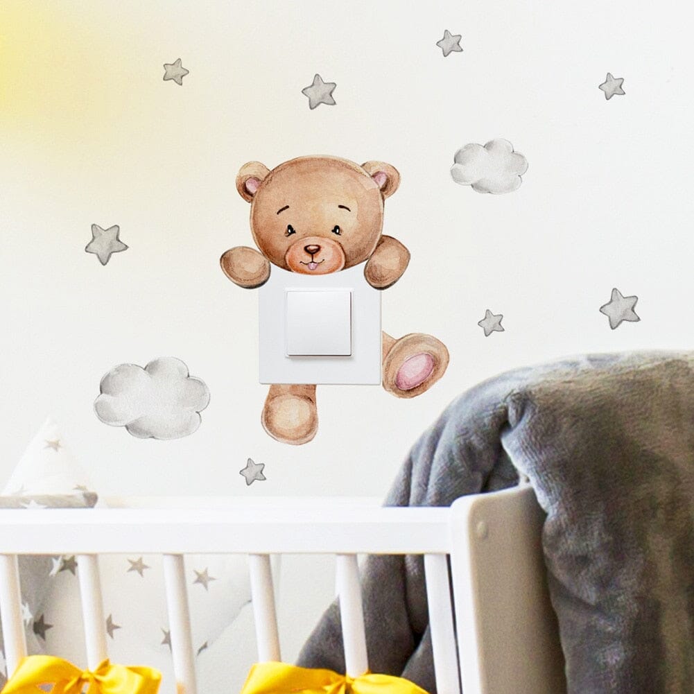 Stickybear™ - Sticker ourson décoratif | Chambre d'enfants - Baby astrance