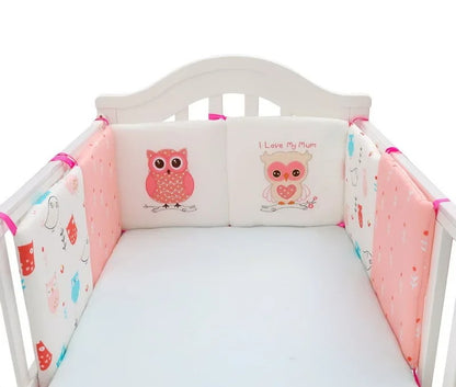 tour de lit bebe-hibou-mignon