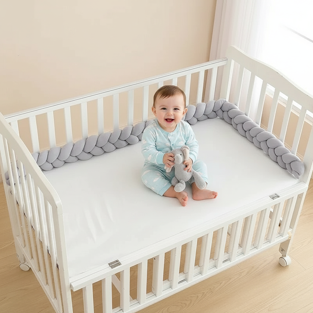 Tresse de Lit Bebe | Cocon Sécurisant - Protection Douce | Baby Astrance