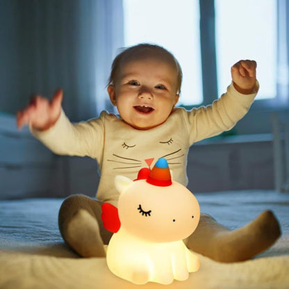Veilleuse bébé-dinosaure-calin